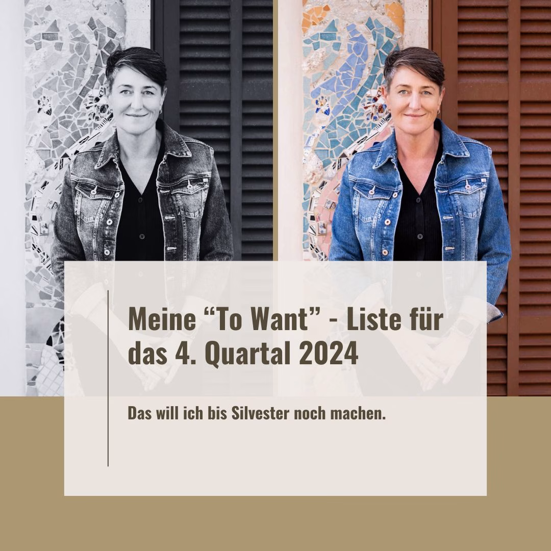 Meine „To Want“ Liste für das 4. Quartal 2024